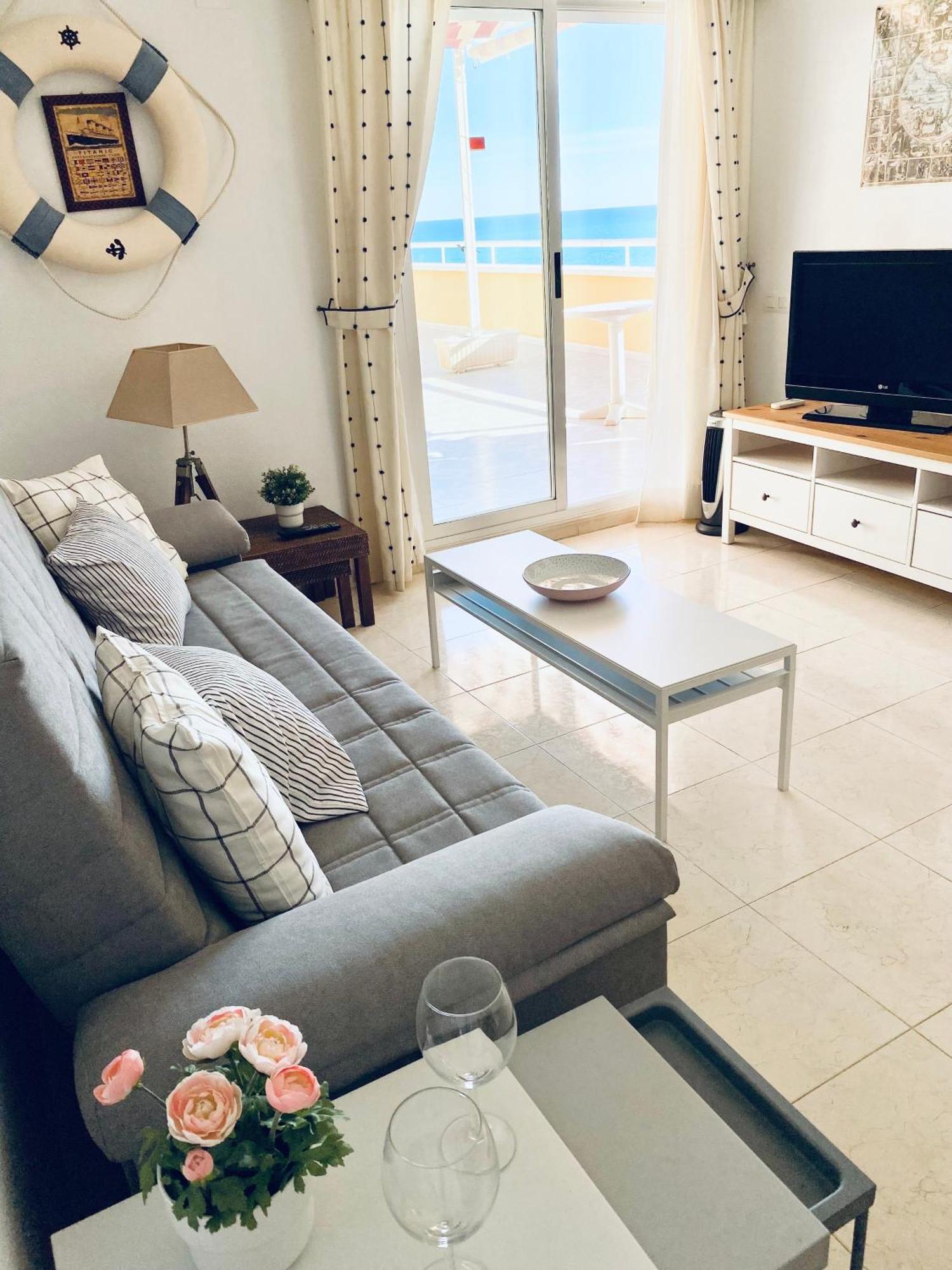 Ático frontal con vistas al mar - 1ª línea Acapulco I Apartamento Oropesa del Mar Exterior foto