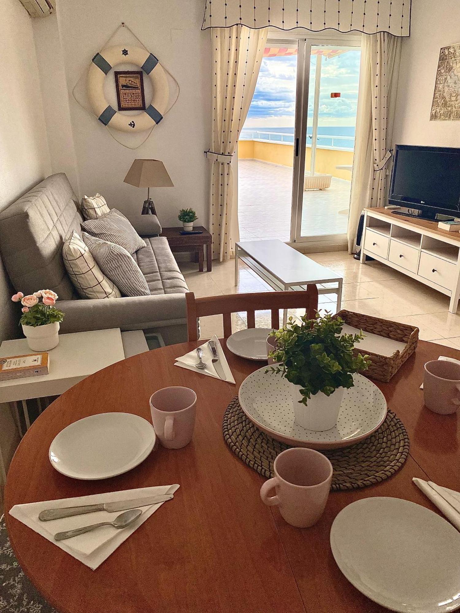 Ático frontal con vistas al mar - 1ª línea Acapulco I Apartamento Oropesa del Mar Exterior foto